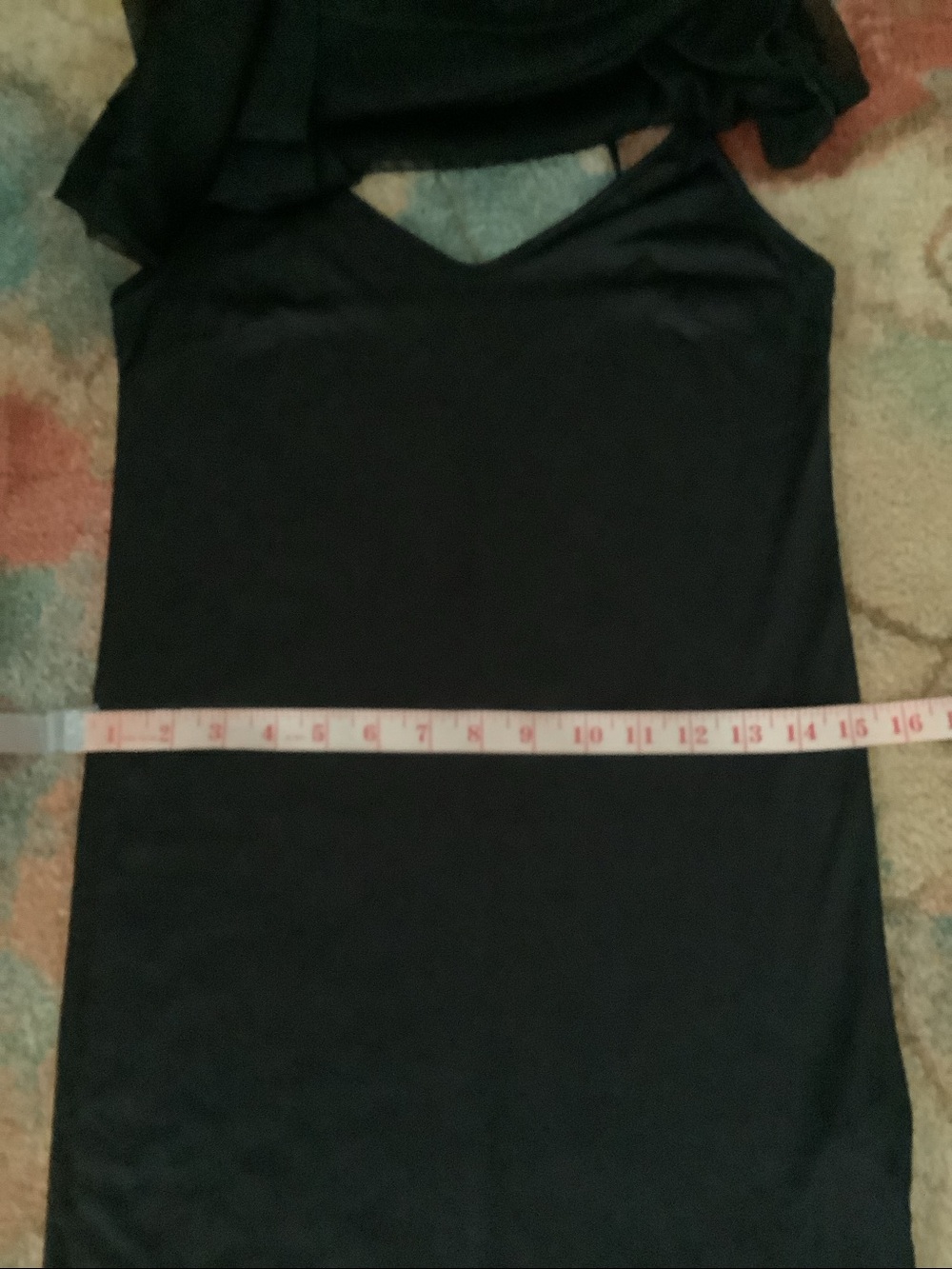Forever 21 Black Sheer Mesh Mini Dress - Picture 7 of 8